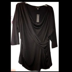 NEW Black Plus size Top 2XL by: Worthington